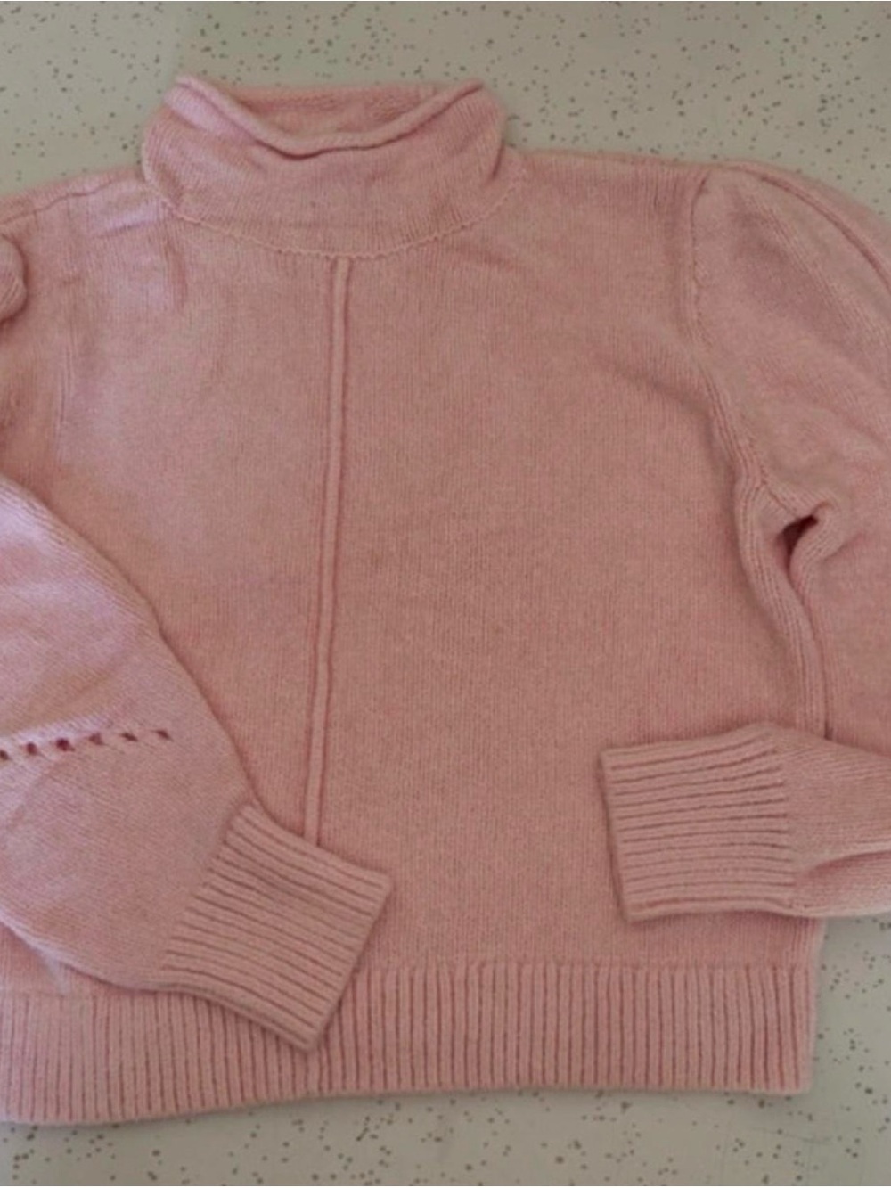 Wilfred Light Pink Turtleneck Sweater